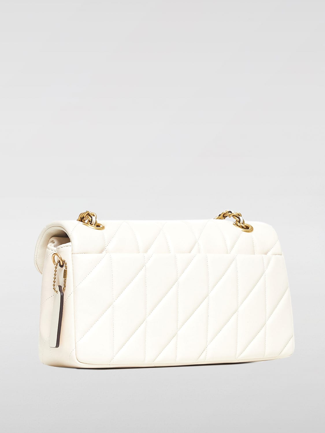 COACH SCHULTERTASCHE: Schultertasche damen Coach, Weiß - Img 2