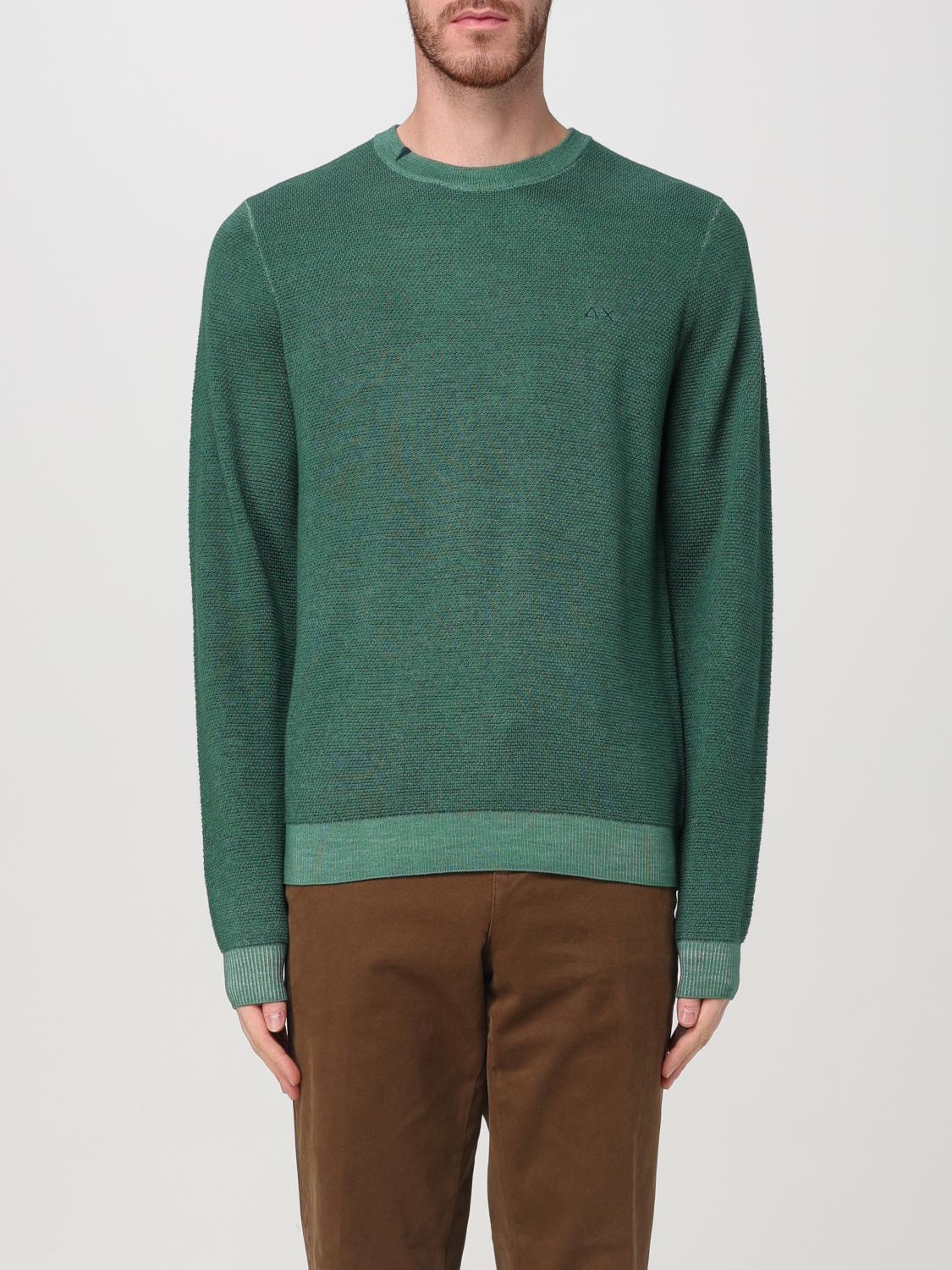 SUN 68 SWEATSHIRT: Sweatshirt men SUN68, Green - Img 1