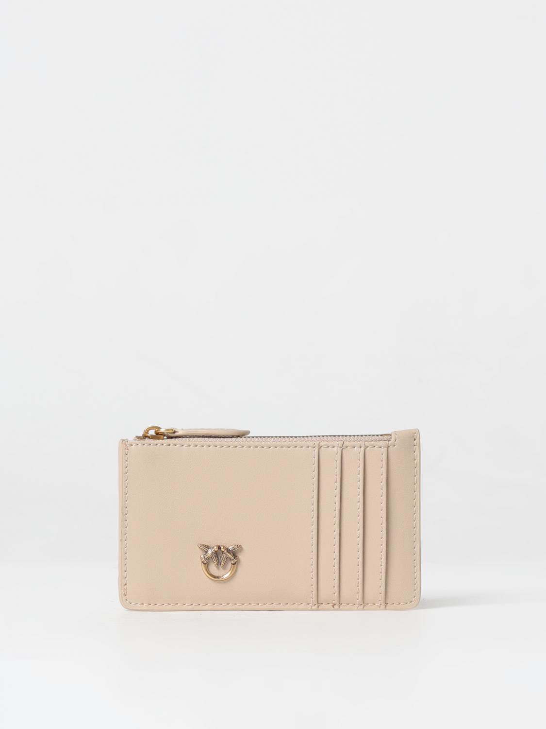 PINKO PORTEFEUILLE: Portefeuille femme Pinko, Beige - Img 1