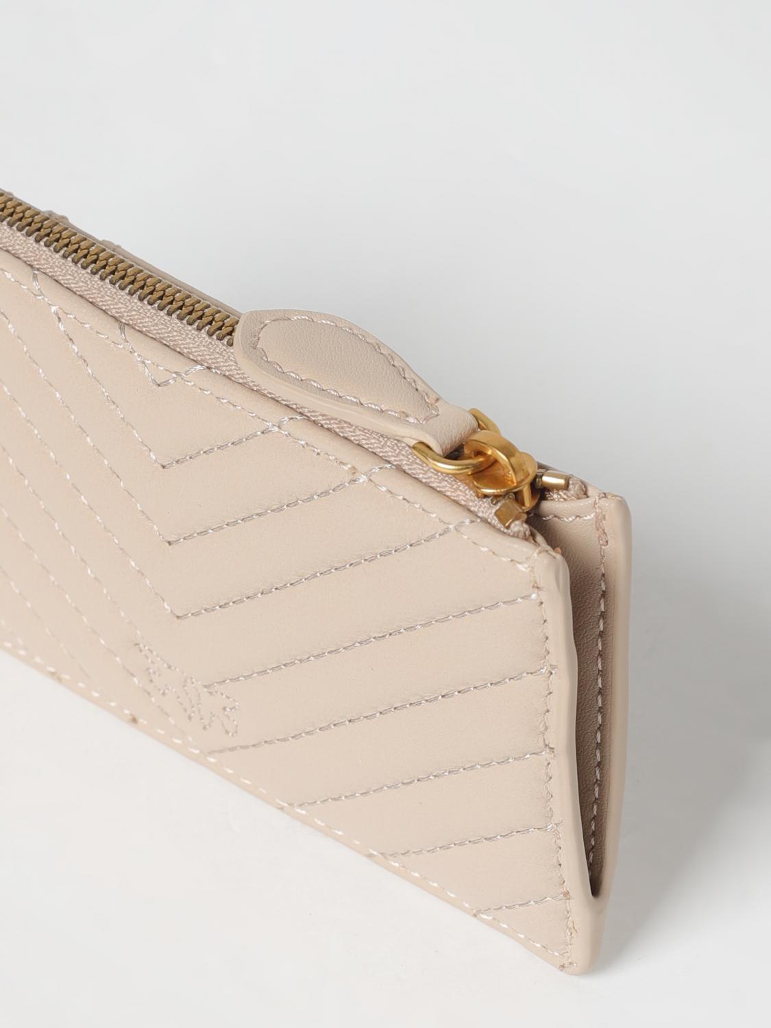 PINKO PORTEFEUILLE: Portefeuille femme Pinko, Beige - Img 3