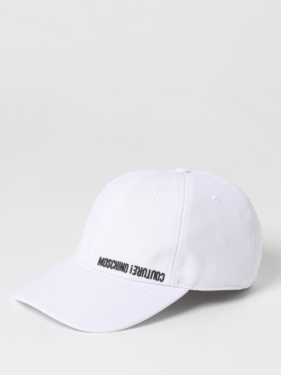 MOSCHINO COUTURE HAT: Hat men Moschino Couture, White - Img 1