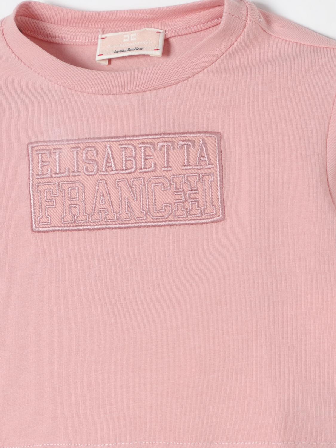 ELISABETTA FRANCHI LA MIA BAMBINA T-SHIRT: T-shirt kids Elisabetta Franchi La Mia Bambina, Pink - Img 3