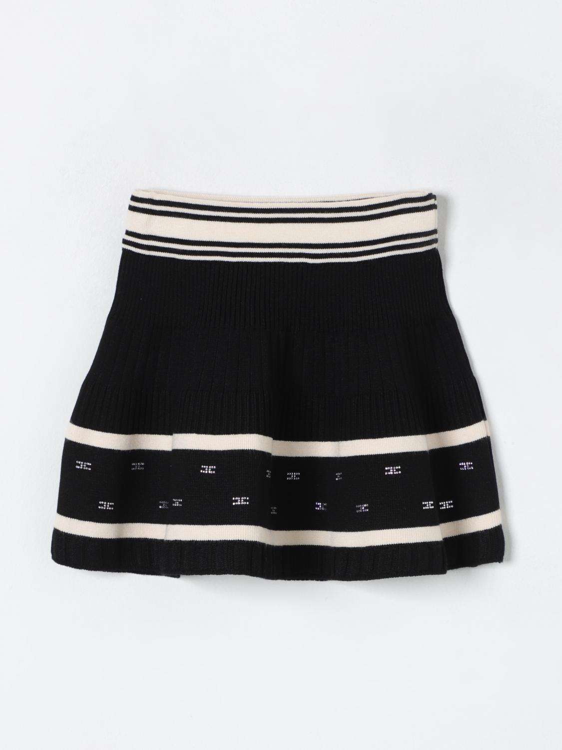 ELISABETTA FRANCHI LA MIA BAMBINA FALDA: Falda niños Elisabetta Franchi La Mia Bambina, Negro - Img 1