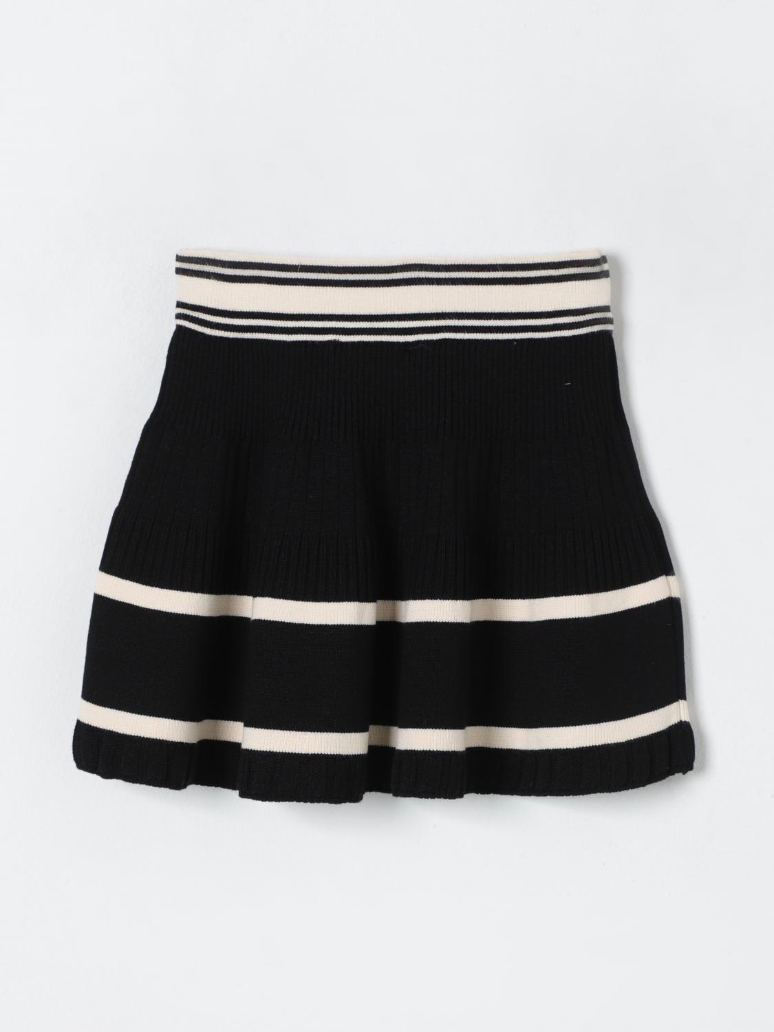 ELISABETTA FRANCHI LA MIA BAMBINA FALDA: Falda niños Elisabetta Franchi La Mia Bambina, Negro - Img 2