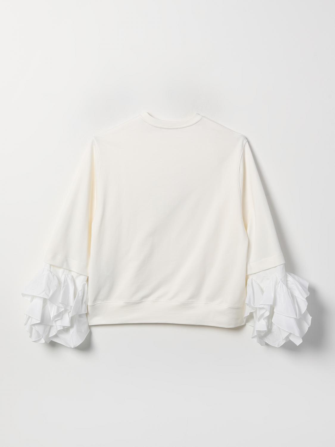 ELISABETTA FRANCHI LA MIA BAMBINA SWEATER: Sweater kids Elisabetta Franchi La Mia Bambina, Ivory - Img 2