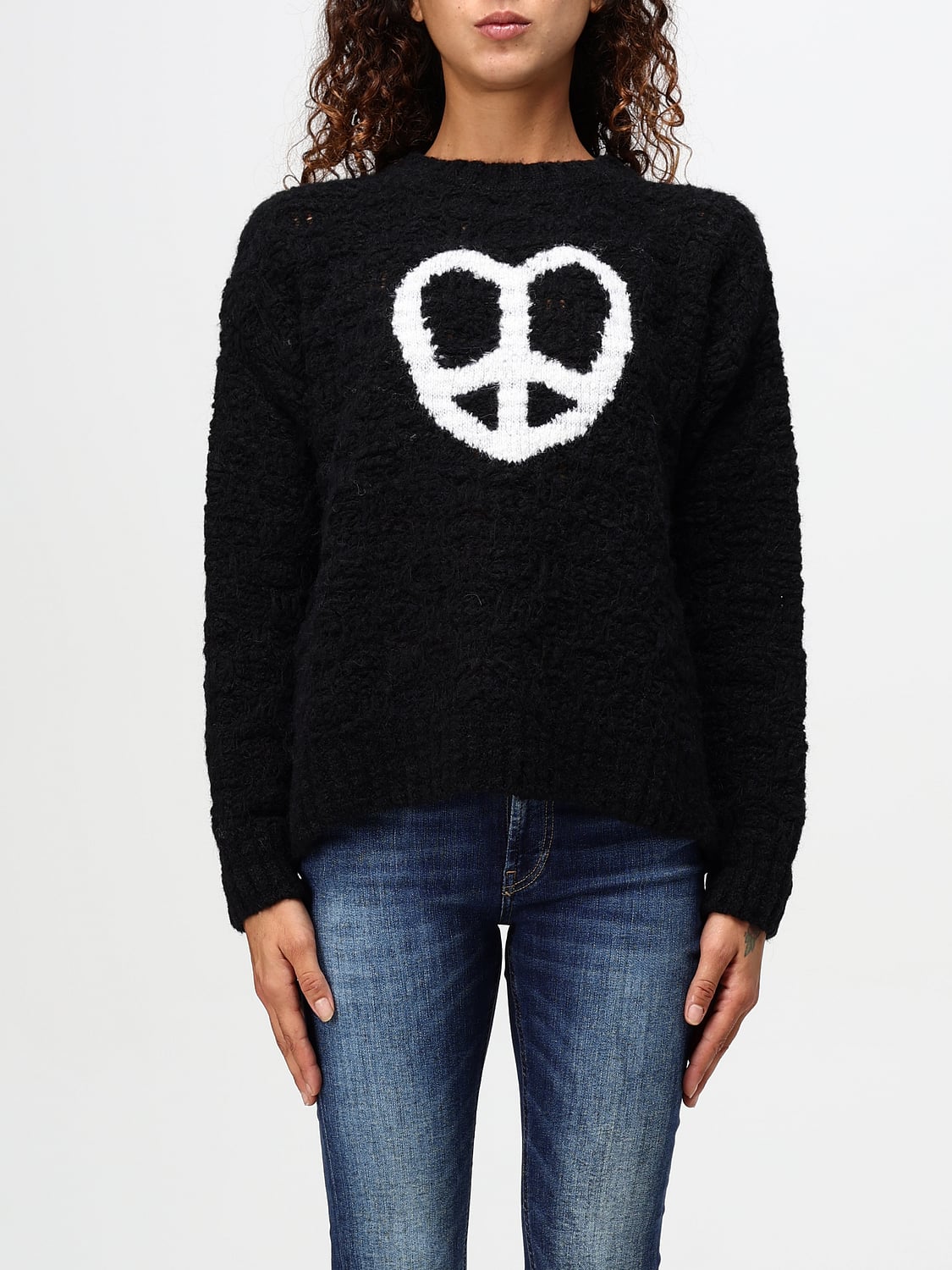 MOSCHINO JEANS PULL: Pull femme Moschino Jeans, Noir - Img 1