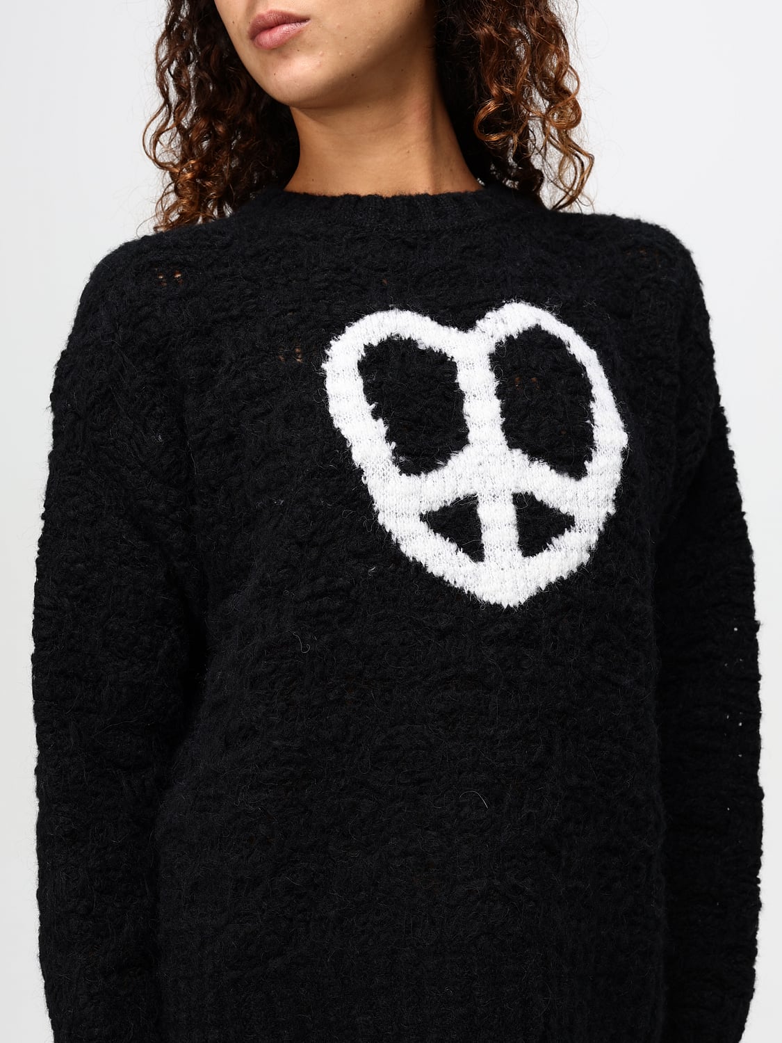 MOSCHINO JEANS PULL: Pull femme Moschino Jeans, Noir - Img 3