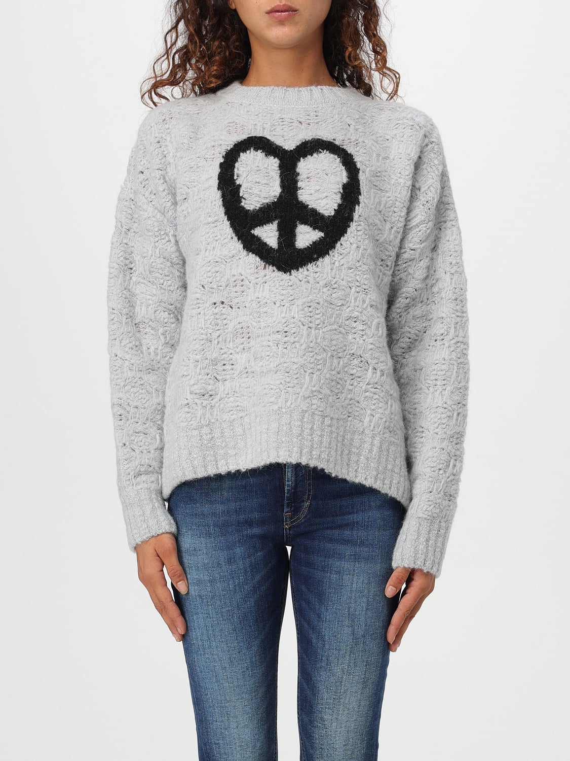 MOSCHINO JEANS PULLOVER: Pullover damen Moschino Jeans, Grau - Img 1
