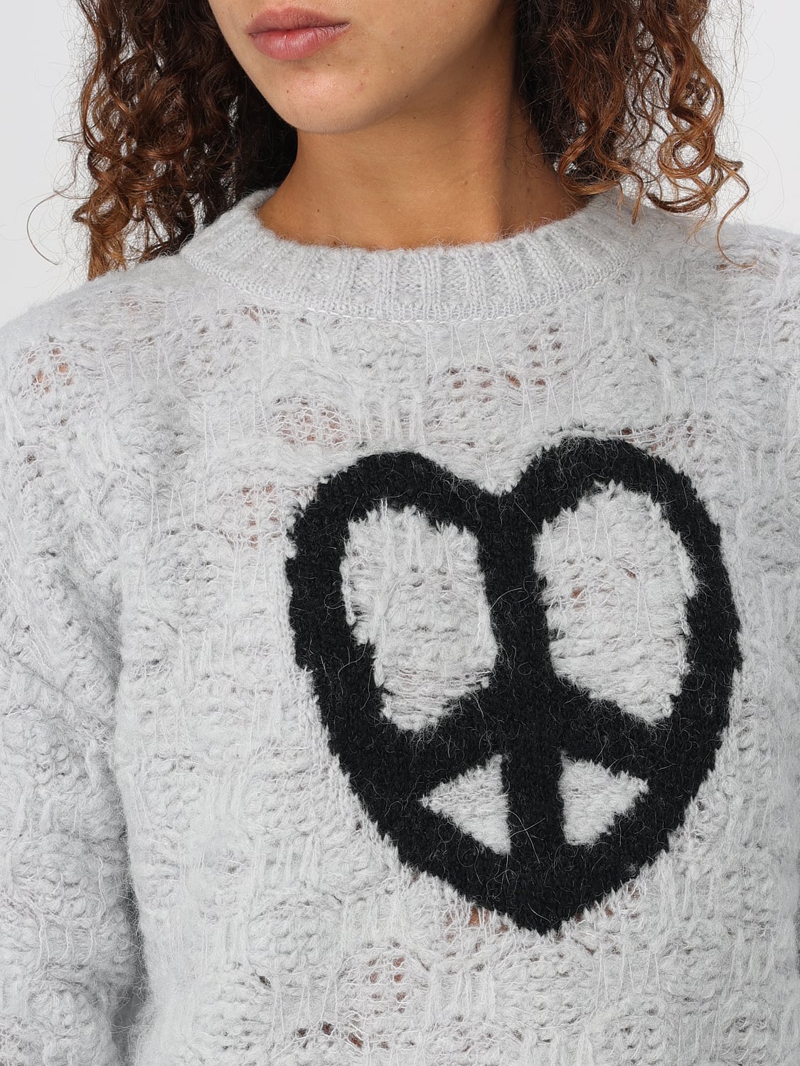 MOSCHINO JEANS PULLOVER: Pullover damen Moschino Jeans, Grau - Img 3