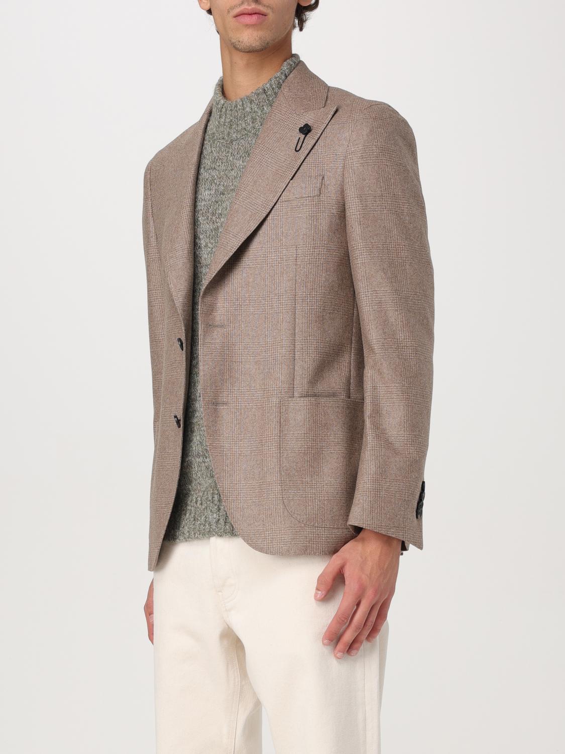 LARDINI BLAZER: Jacket men Lardini, Beige - Img 3