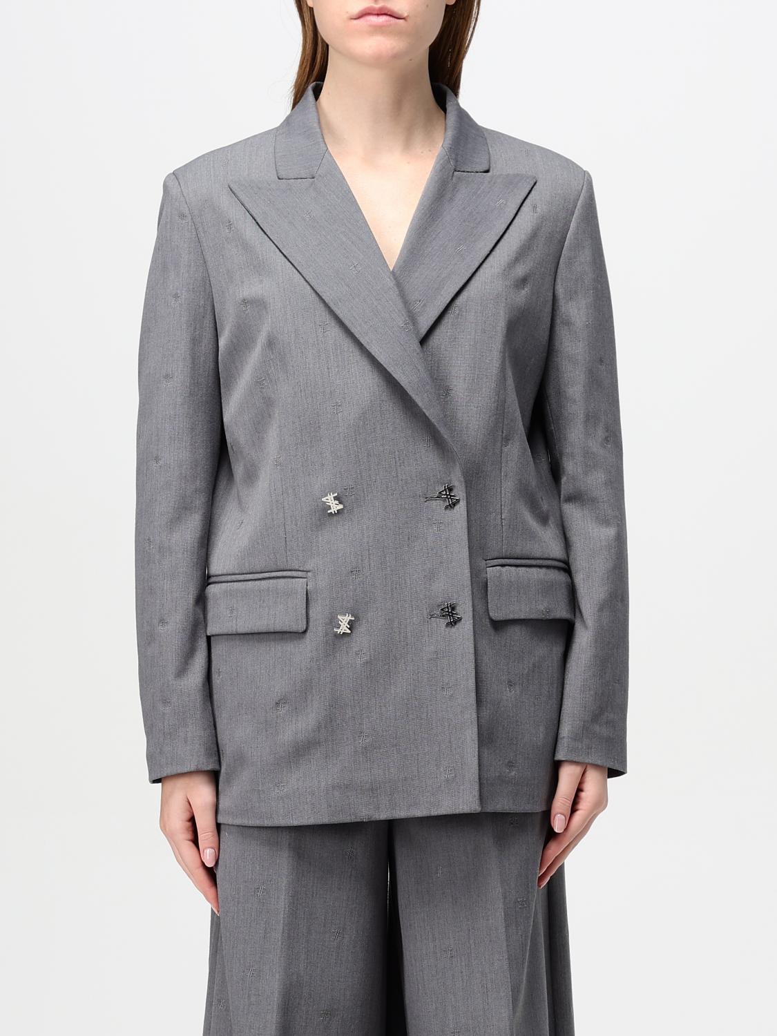 Giglio Blazer doppiopetto Twinset - Actitude in misto viscosa