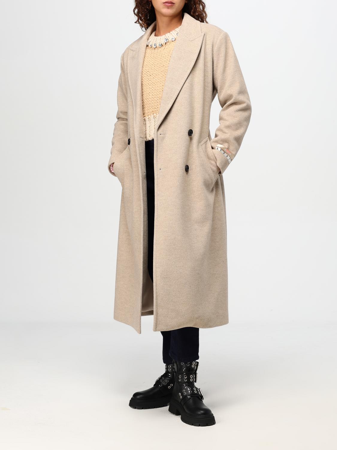 ACTITUDE TWINSET COAT: Coat woman Twinset - Actitude, Beige - Img 2