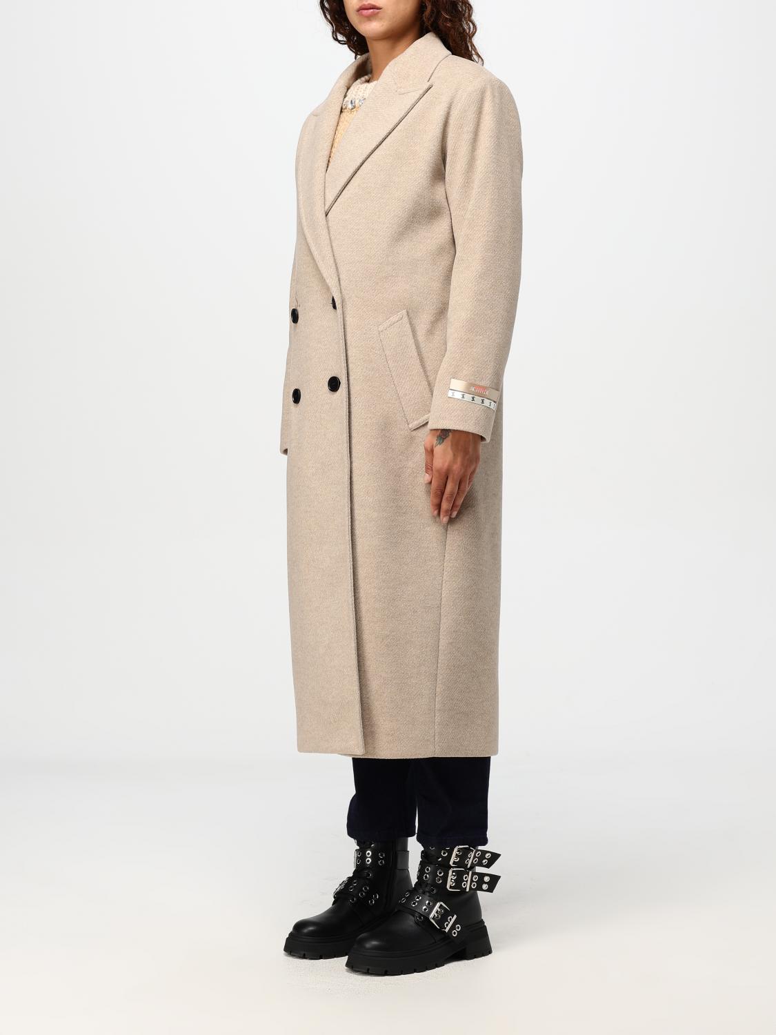 ACTITUDE TWINSET COAT: Coat woman Twinset - Actitude, Beige - Img 4