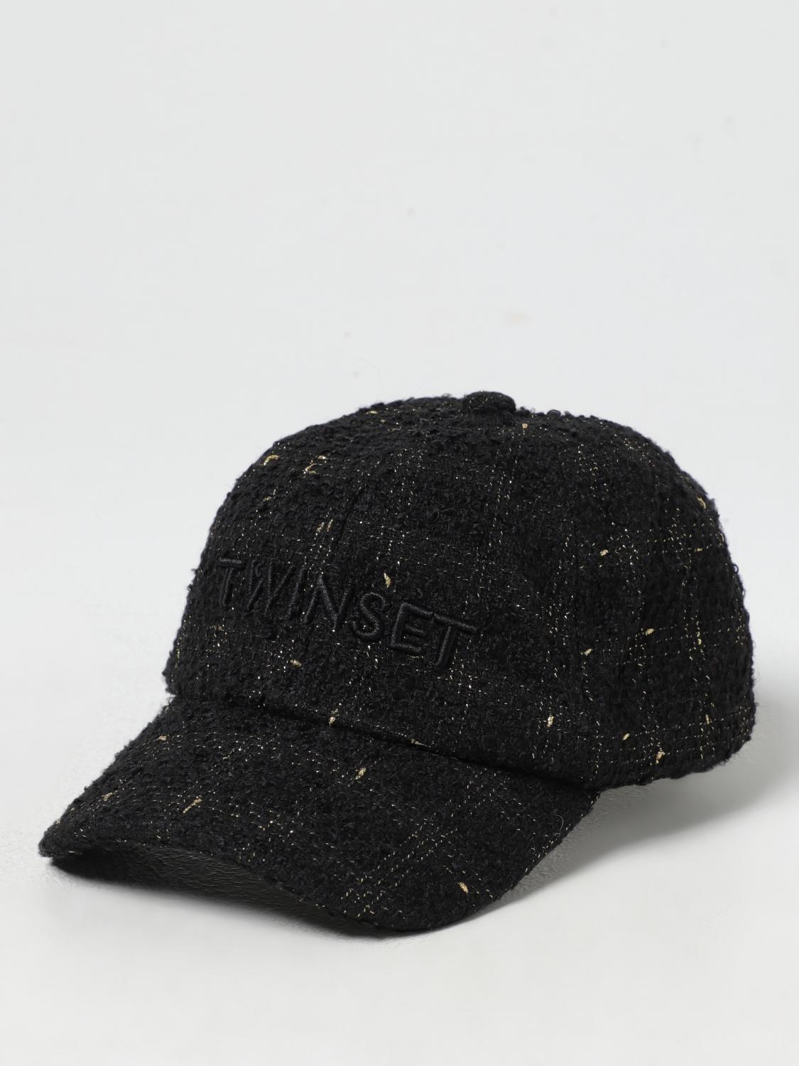 TWINSET 모자: 모자 여성 Twinset, 블랙 - Img 1