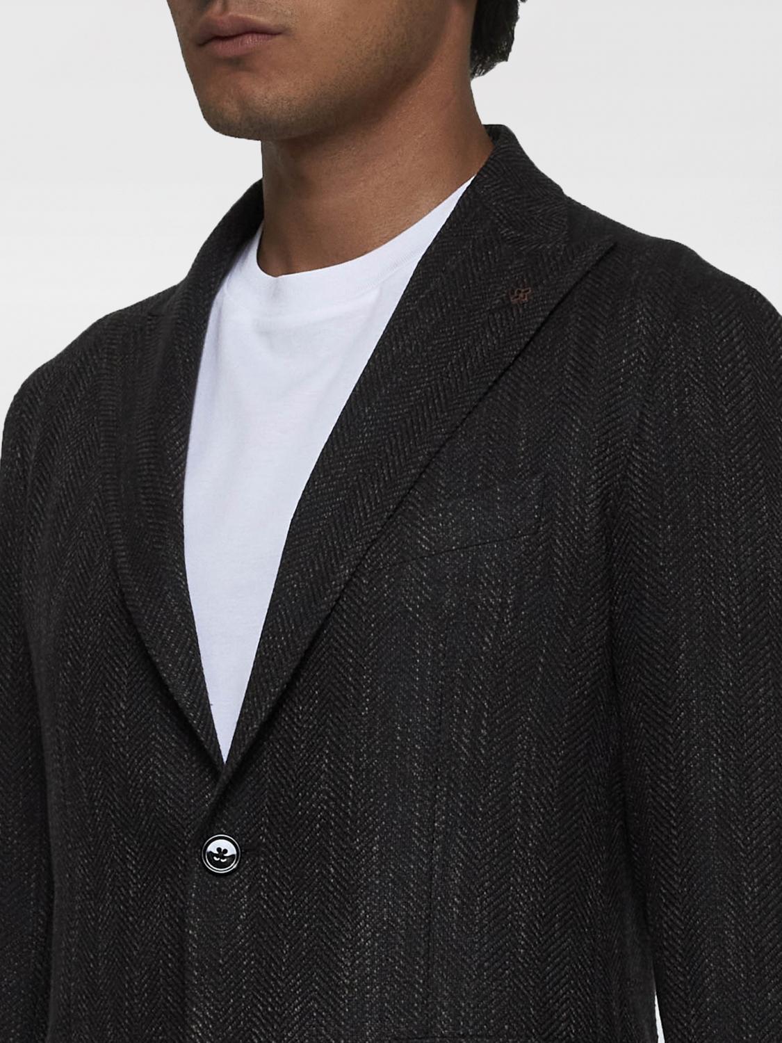 TAGLIATORE BLAZER: Veste homme Tagliatore, Marron - Img 3