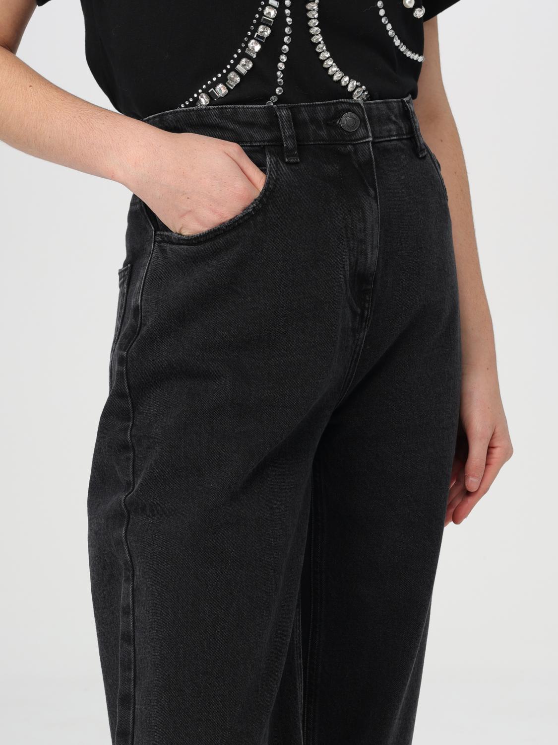 ACTITUDE TWINSET JEANS: Jeans damen Twinset - Actitude, Schwarz - Img 3