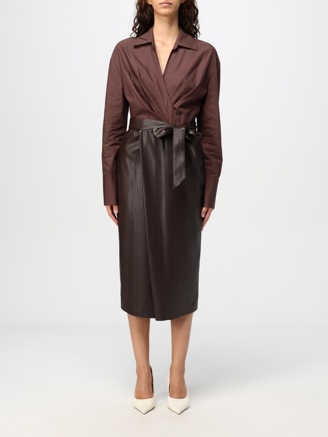 TWINSET VESTIDO: Vestido mujer Twinset, Marrón - Img 1