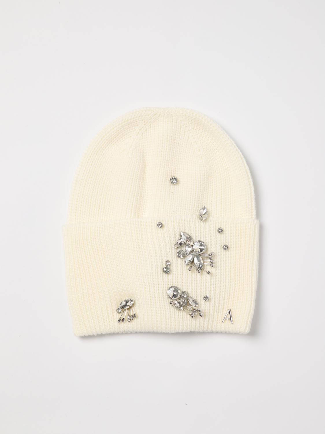 Giglio Cappello Twinset - Actitude in misto visvosa a coste con strass