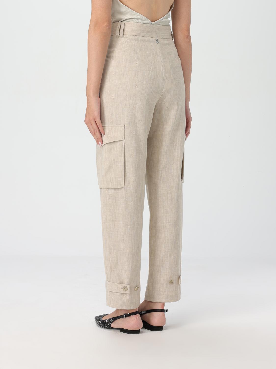 ACTITUDE TWINSET PANTS: Pants woman Twinset - Actitude, Beige - Img 2