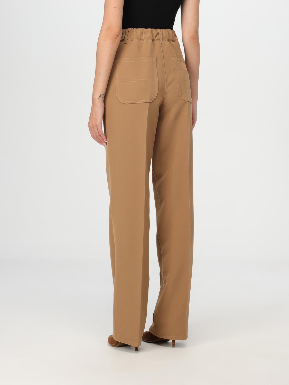 PINKO PANTS: Pants woman Pinko, Beige - Img 2