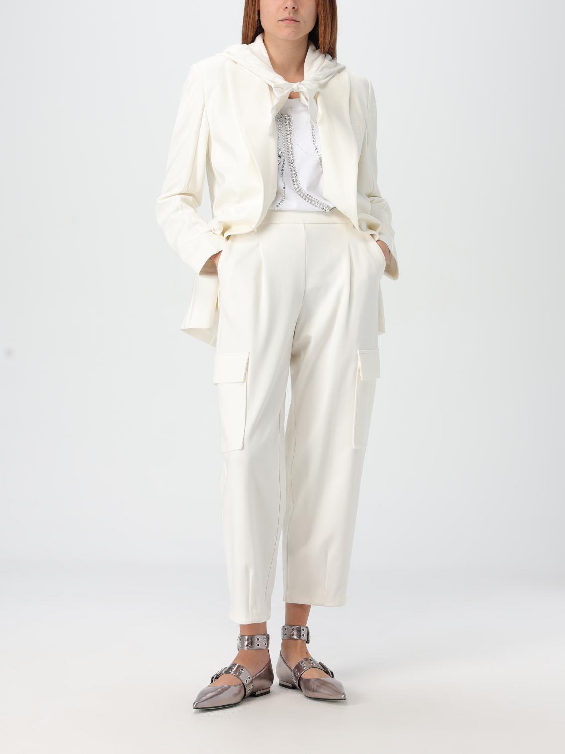 ACTITUDE TWINSET PANTS: Pants woman Twinset - Actitude, White - Img 2