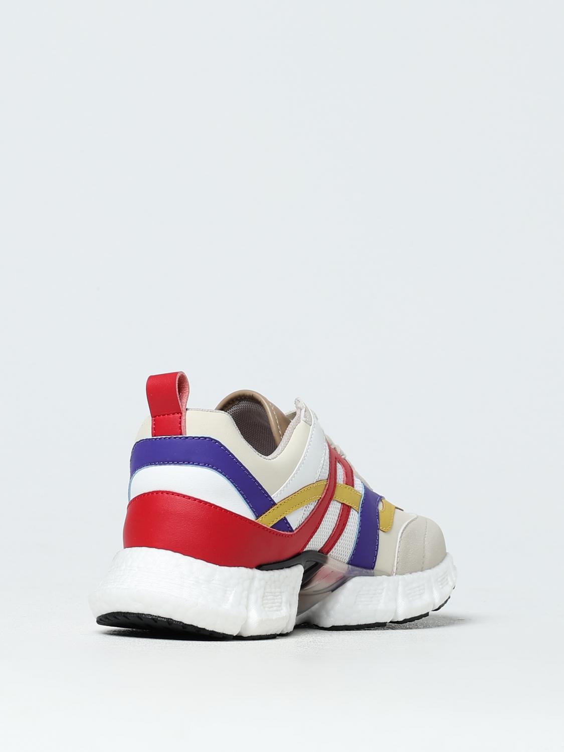 ACTITUDE TWINSET SNEAKERS: Sneakers Twinset - Actitude in pelle sintetica e mesh , Bianco - Img 3