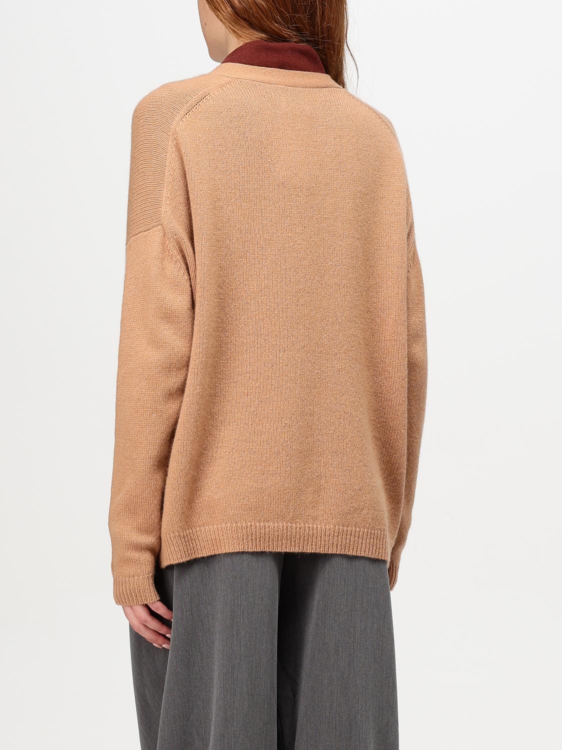 ALLUDE CARDIGAN: Allude cashmere cardigan, Camel - Img 2