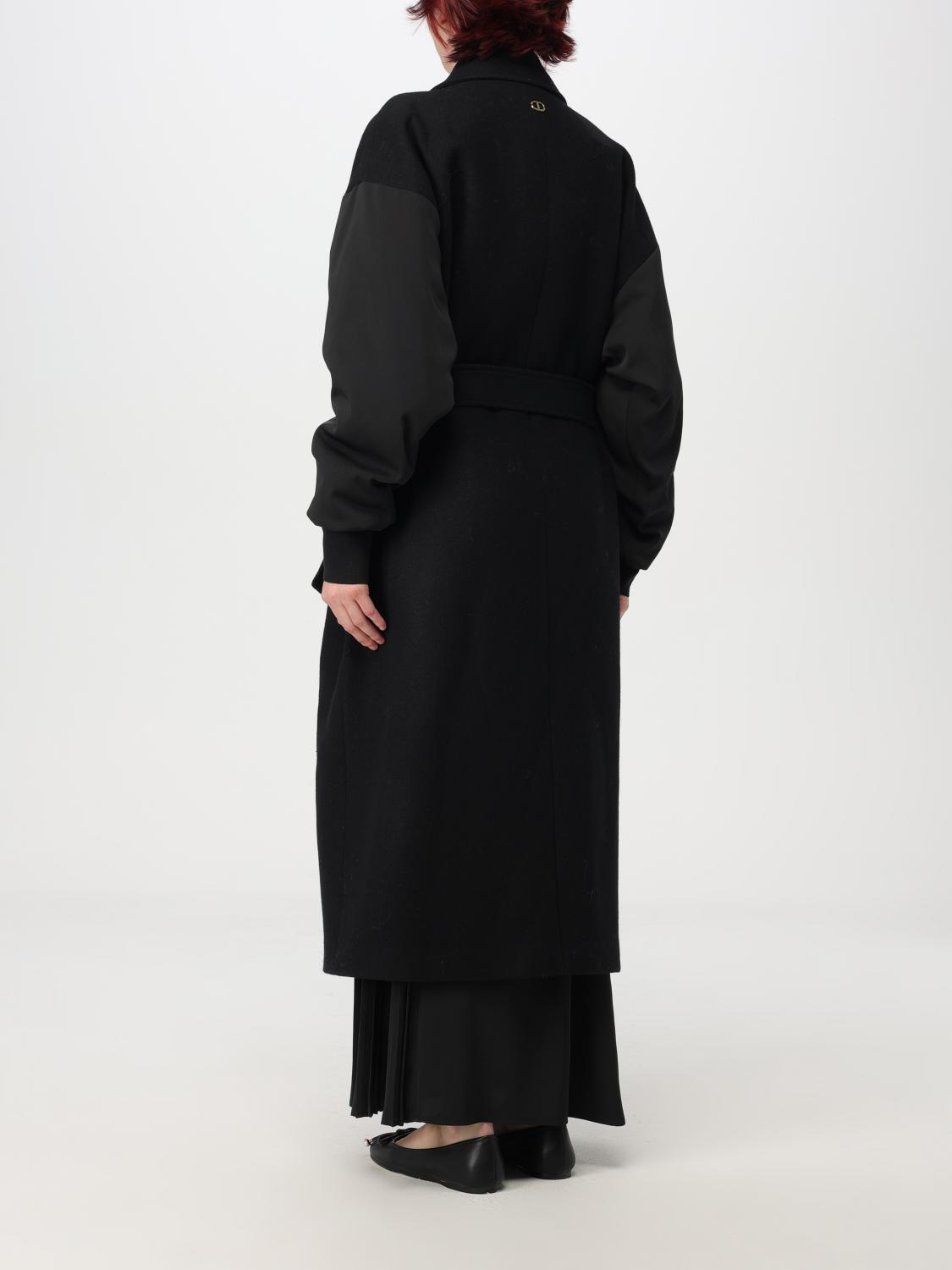 TWINSET ABRIGO: Abrigo mujer Twinset, Negro - Img 2