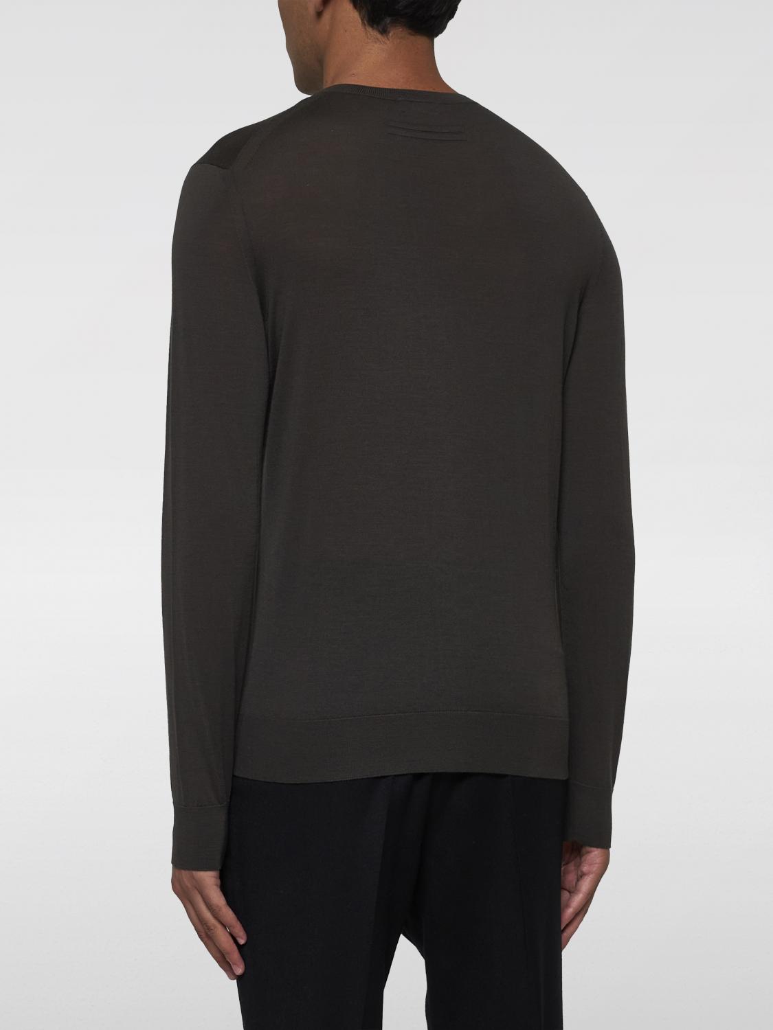 ZEGNA SWEATER: Sweater men Zegna, Brown - Img 2