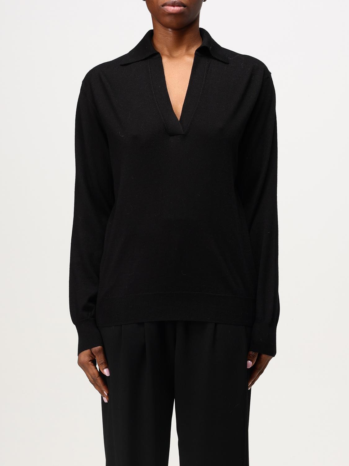 WILD CASHMERE MAGLIA: Maglia a v Wild Cashmere, Nero - Img 1