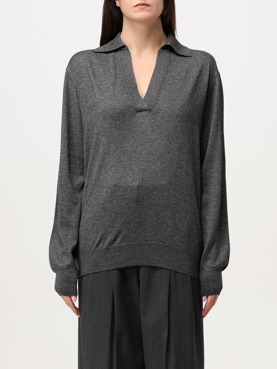 WILD CASHMERE MAGLIA: Maglia a v Wild Cashmere, Grigio - Img 1