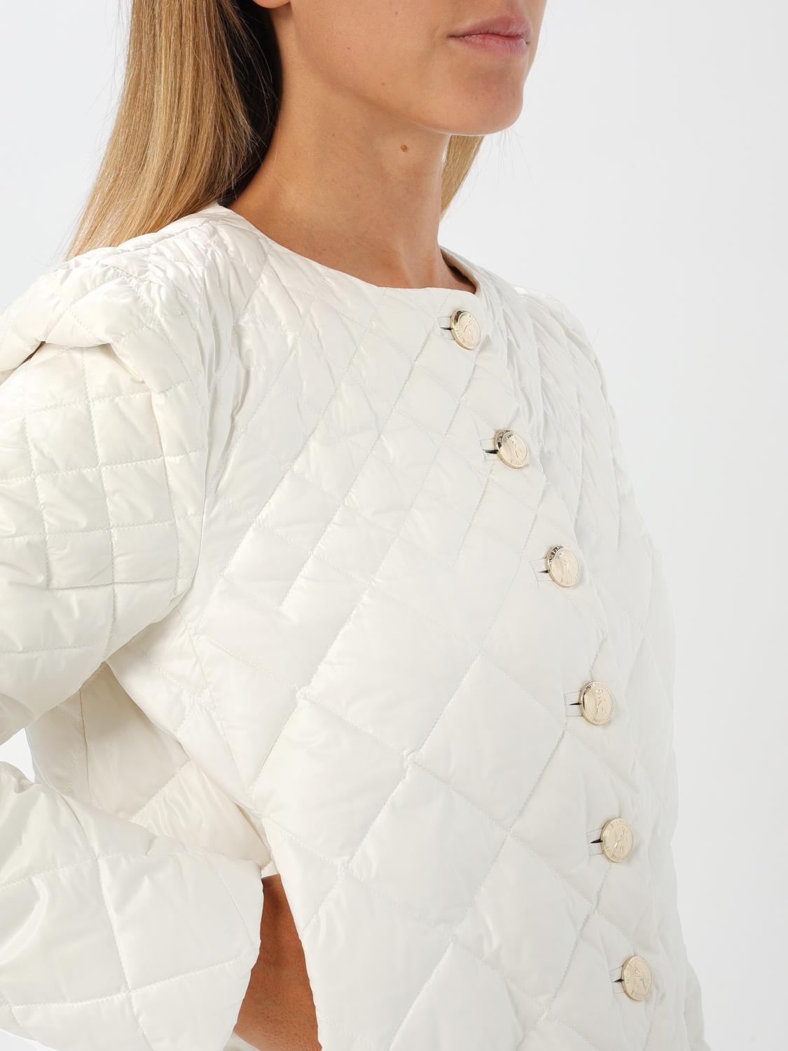 PATRIZIA PEPE JACKET: Patrizia Pepe quilted nylon jacket, White - Img 4