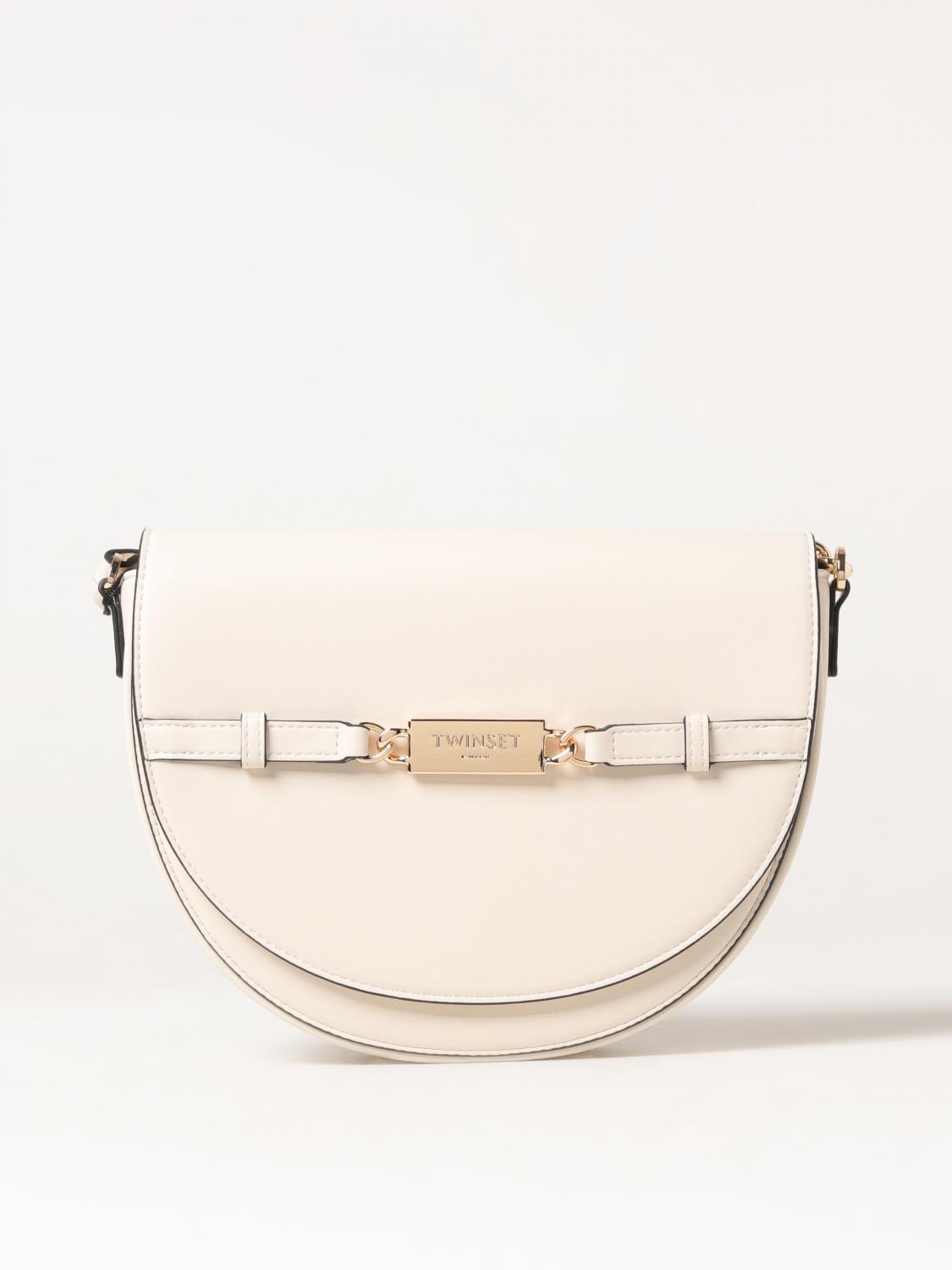 TWINSET SAC BANDOULIÈRE: Mini sac à main femme Twinset, Blanc - Img 1