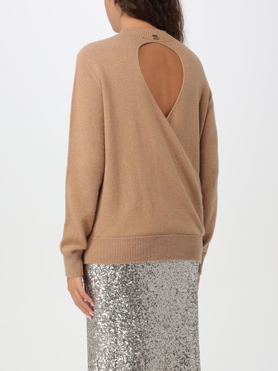 TWINSET JERSEY: Top mujer Twinset, Marrón - Img 2