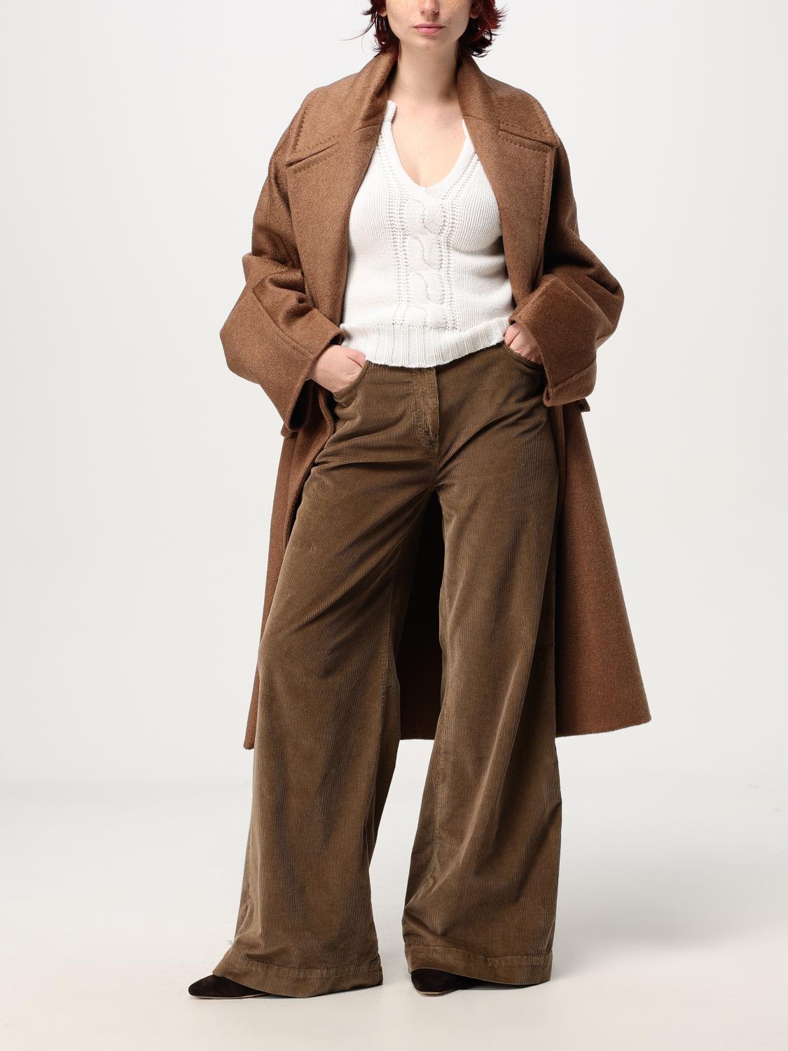 MAX MARA COAT: Coat woman Max Mara, Brown - Img 2