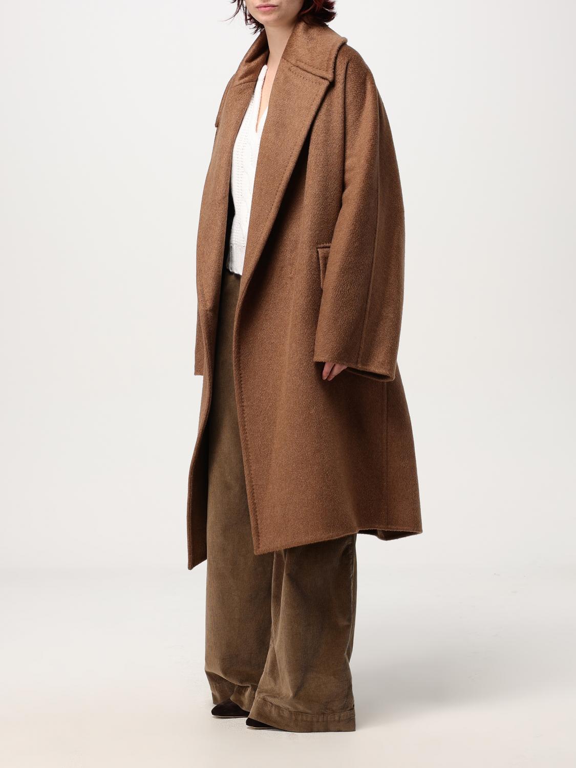 MAX MARA COAT: Coat woman Max Mara, Brown - Img 4