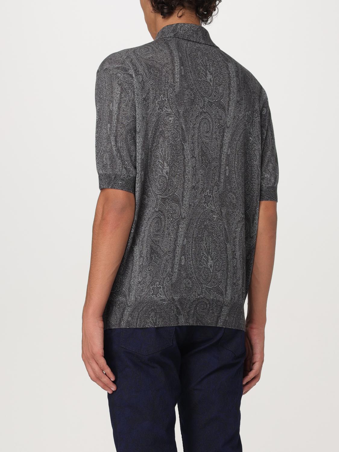 Tシャツ・カットソー ETRO FW24 Etro Knitted Polo (MRKN0001 AK464 X0810) bottega-veneta4443-navy-squill.jpg