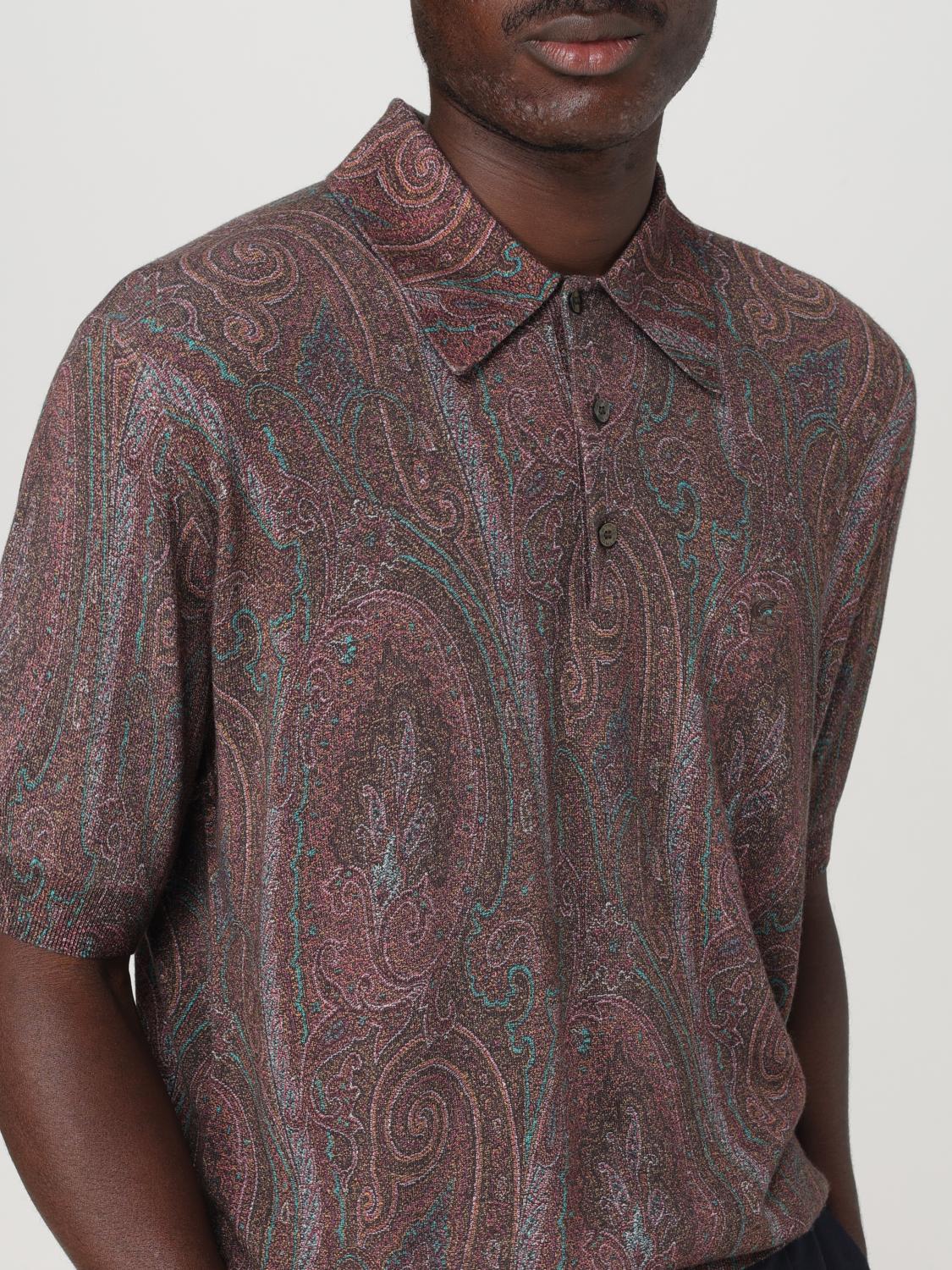 ETRO POLO SHIRT: Polo shirt men Etro, Red - Img 5