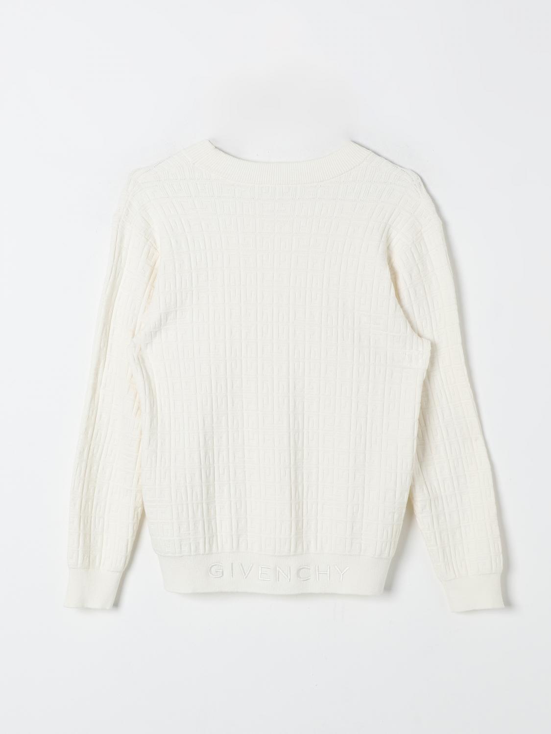 GIVENCHY PULL: Pull enfant Givenchy, Blanc - Img 2