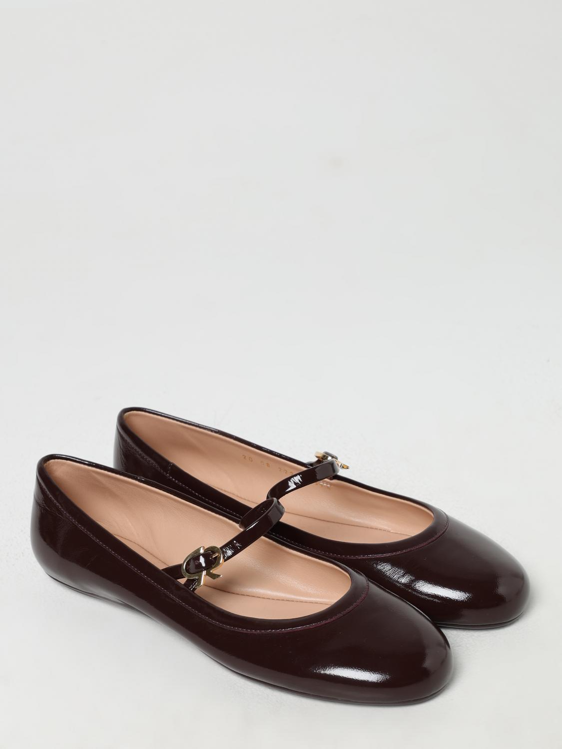 GIANVITO ROSSI FLAT SHOES: Flat shoes woman Gianvito Rossi, Burgundy - Img 2