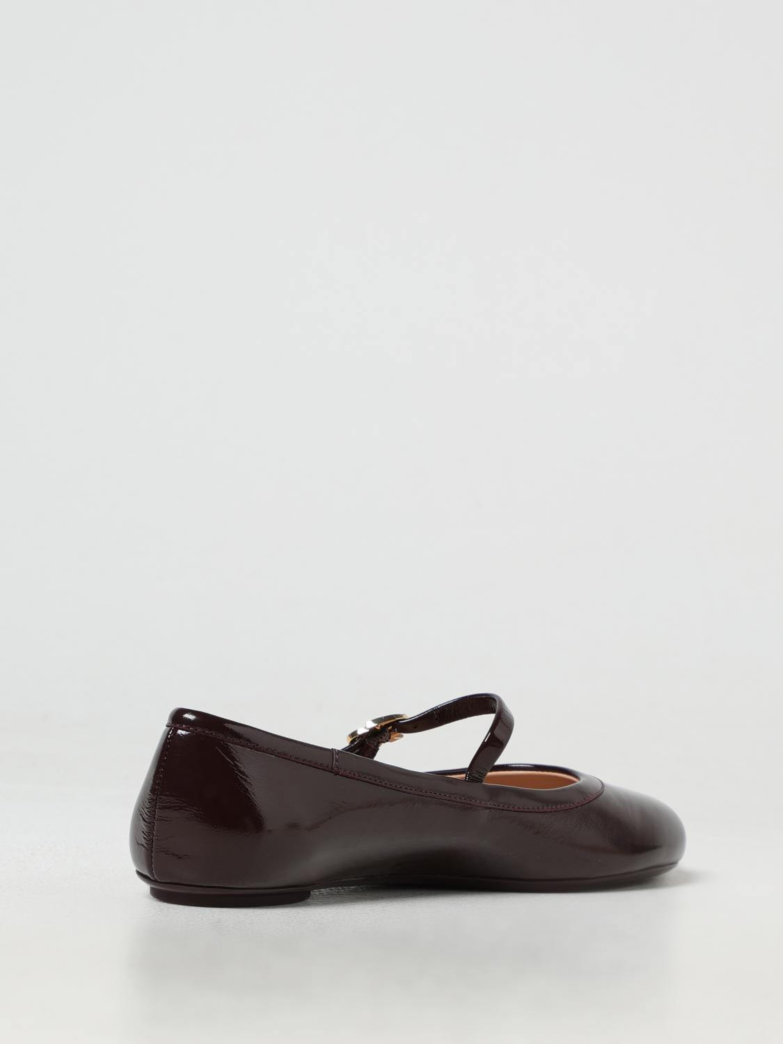 GIANVITO ROSSI FLAT SHOES: Flat shoes woman Gianvito Rossi, Burgundy - Img 3