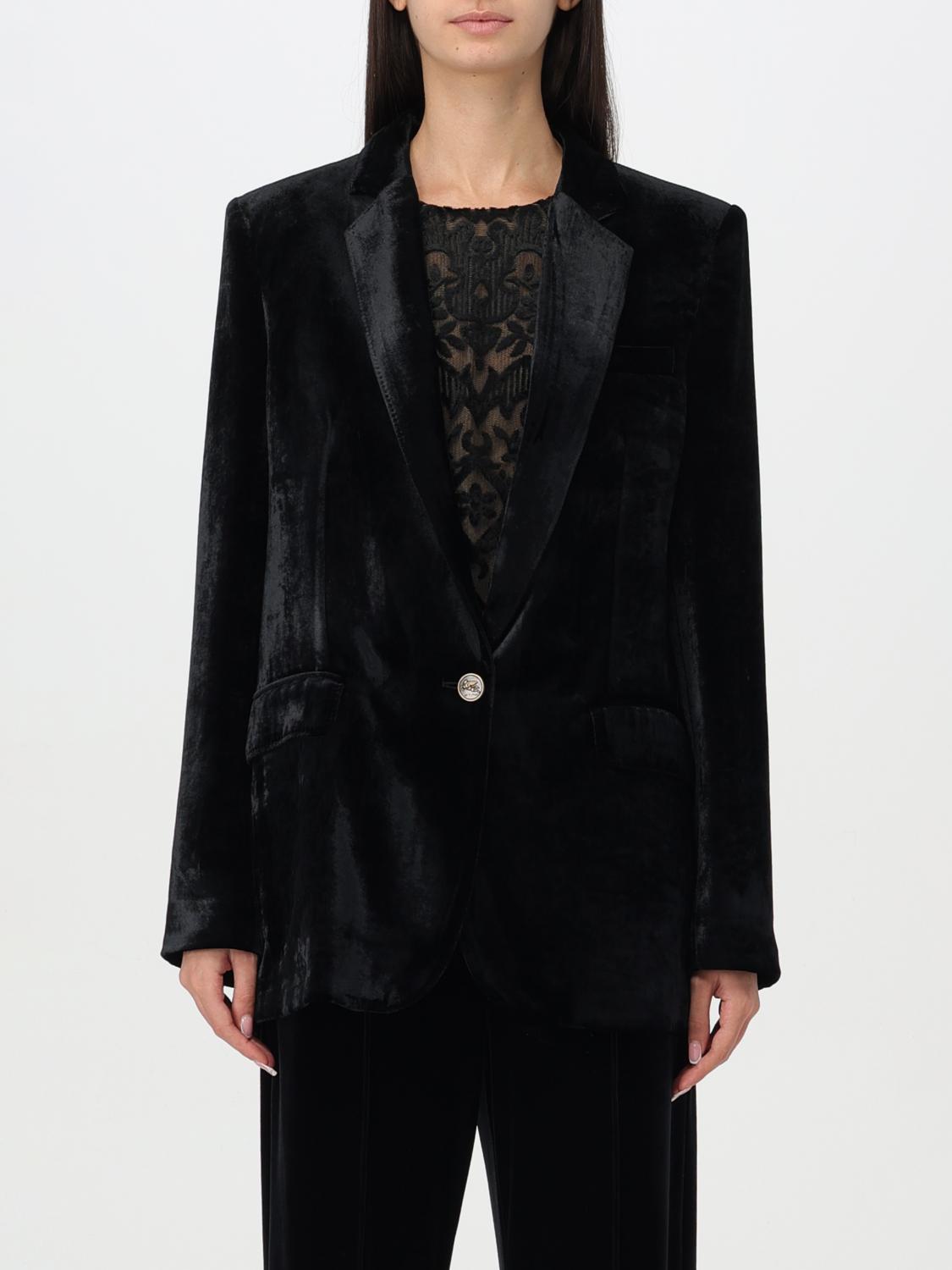 ETRO BLAZER: Jacket woman Etro, Black - Img 1