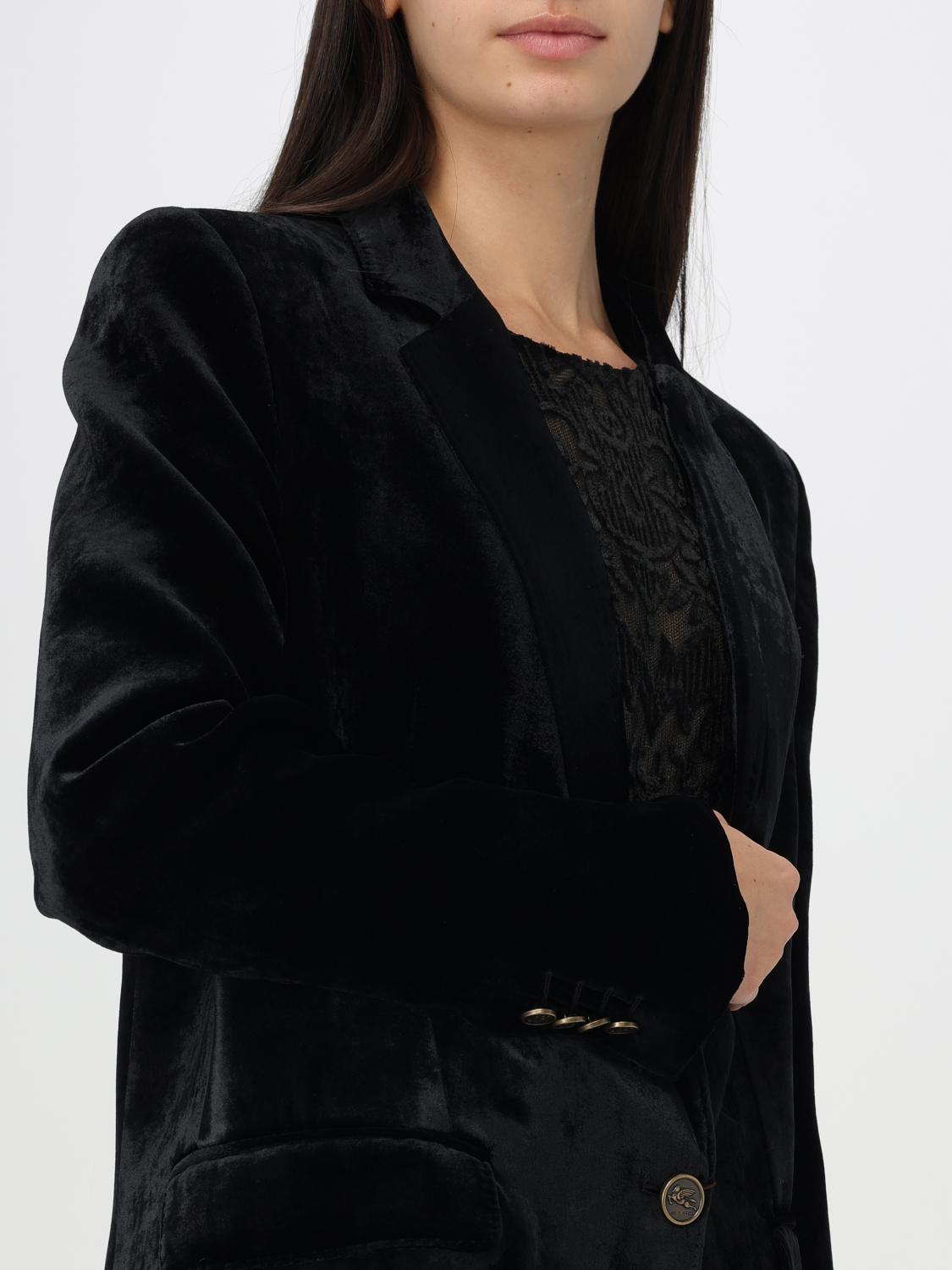 ETRO BLAZER: Jacket woman Etro, Black - Img 5