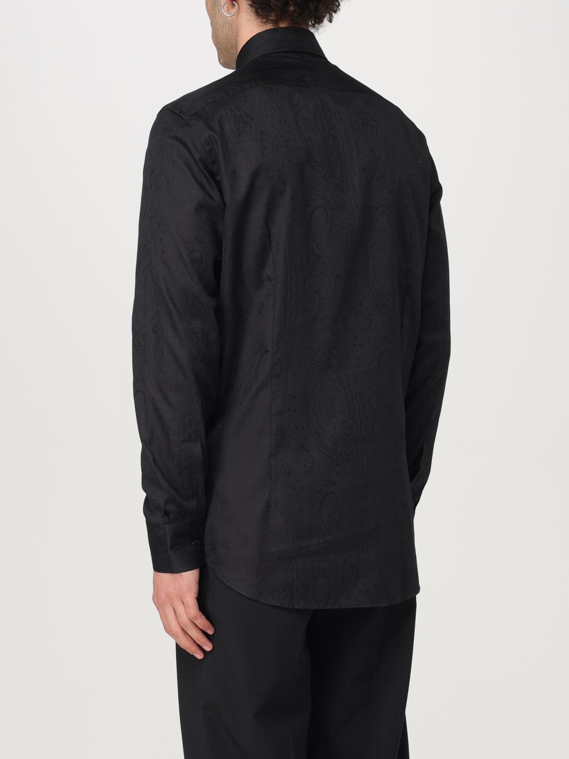 ETRO SHIRT: Shirt men Etro, Black - Img 3