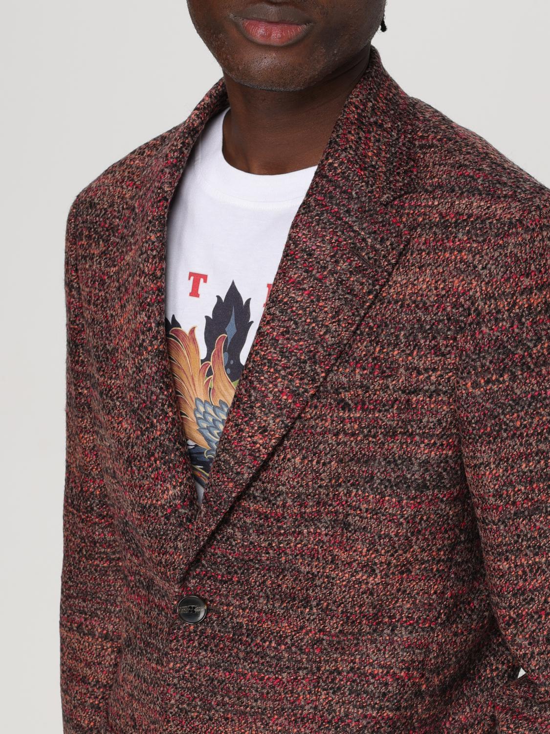 ETRO JACKET: Jacket men Etro, Burgundy - Img 5