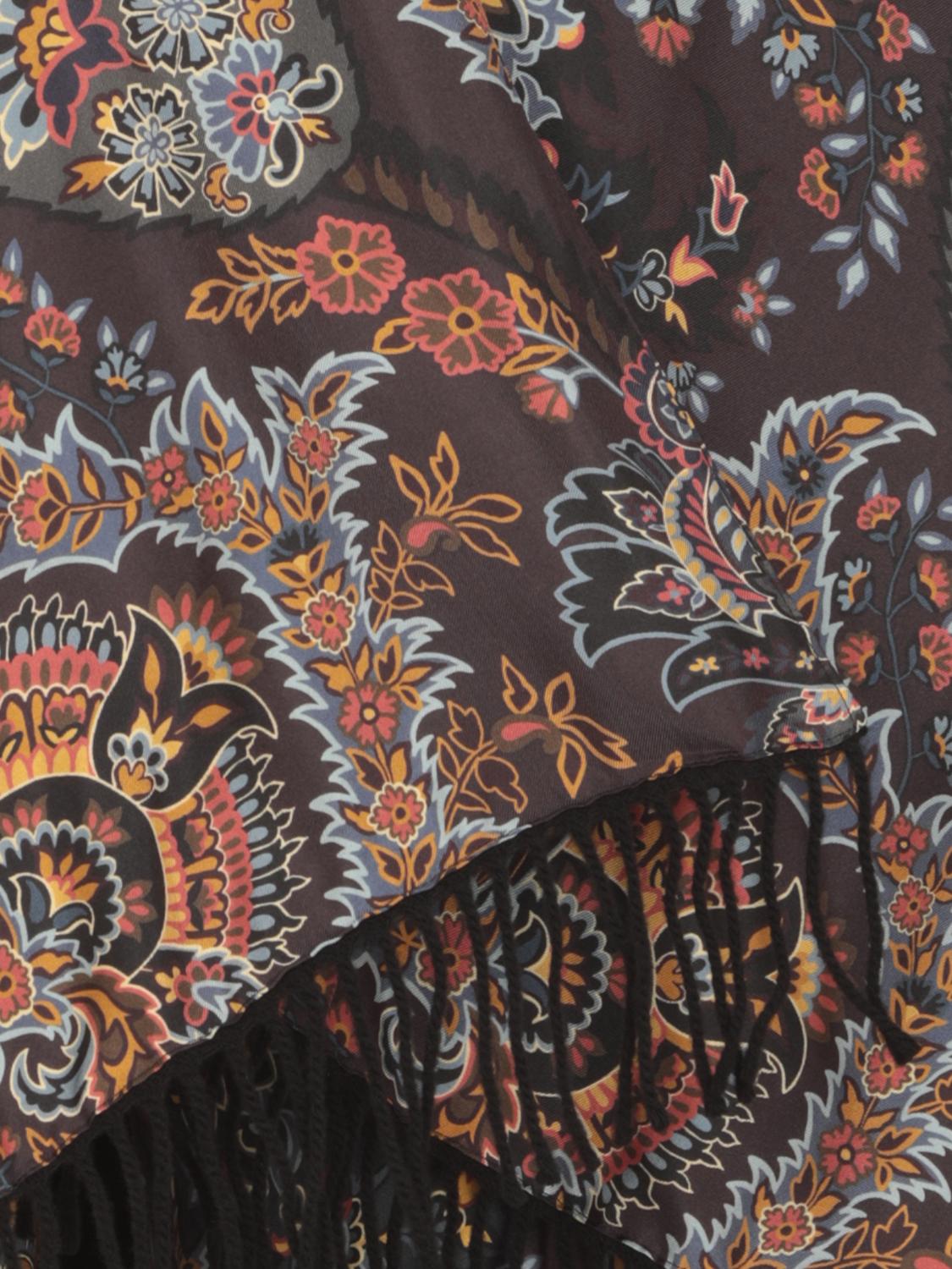 ETRO MANTELLA: Mantella Etro in lana e seta , Nero - Img 4