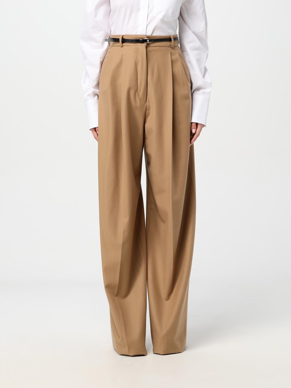 SPORTMAX PANTALON: Pantalon femme Sportmax, Marron - Img 1