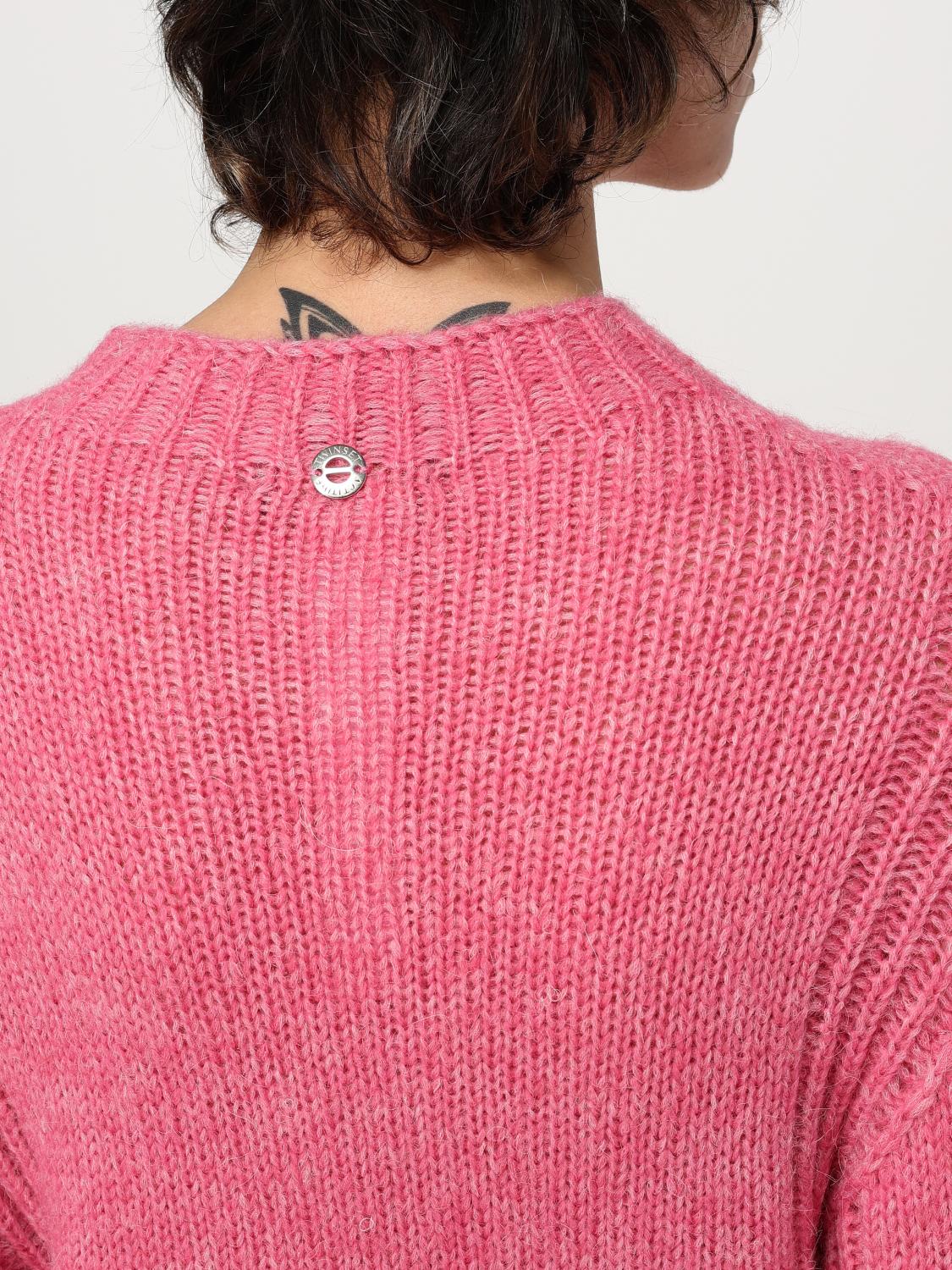 TWINSET MAGLIA: Pullover Twinset in misto lana , Rosa - Img 3