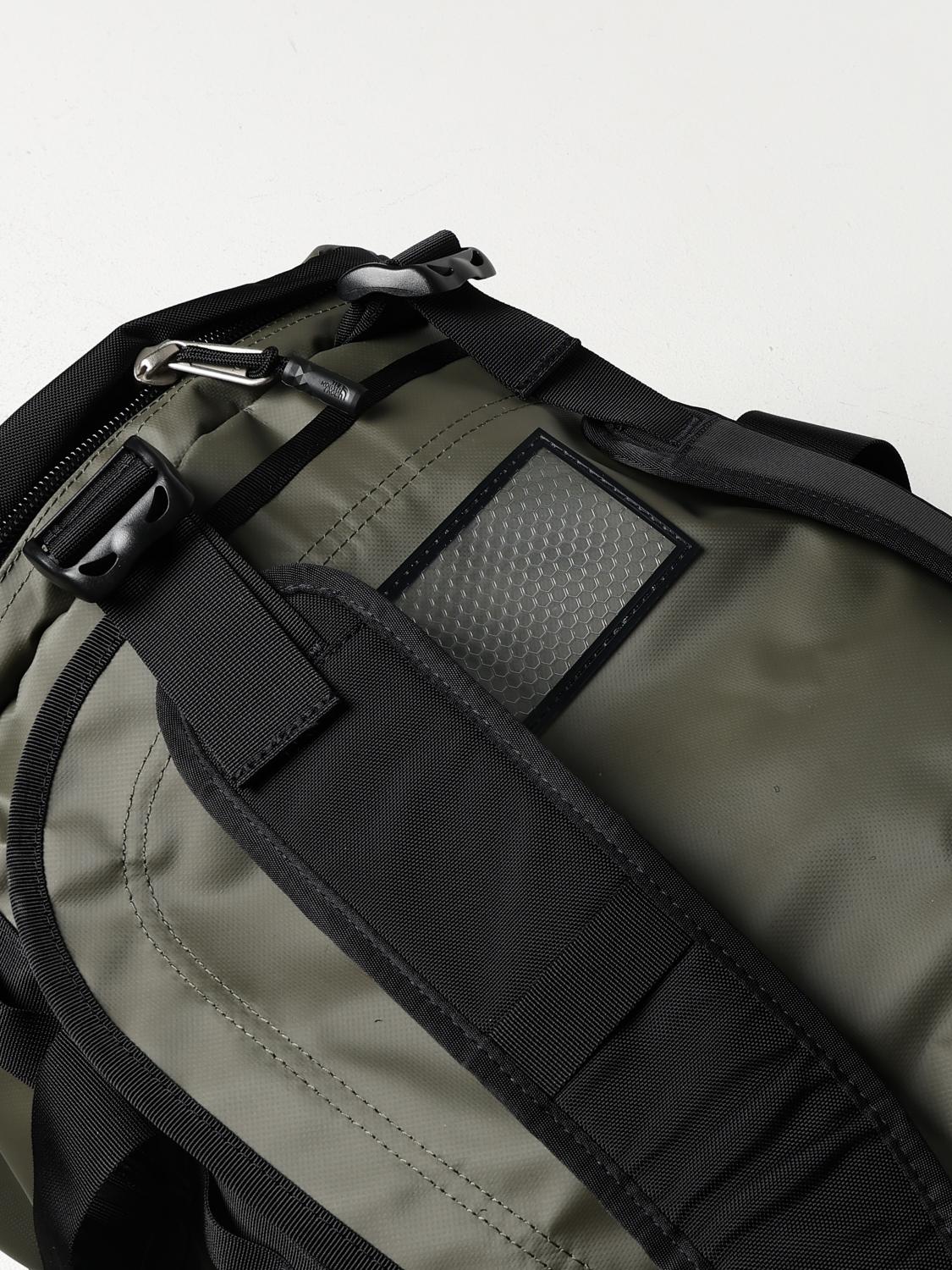 THE NORTH FACE VALIGIA: Borsa Duffel Base Camp The North Face in nylon riciclato , Verde - Img 3