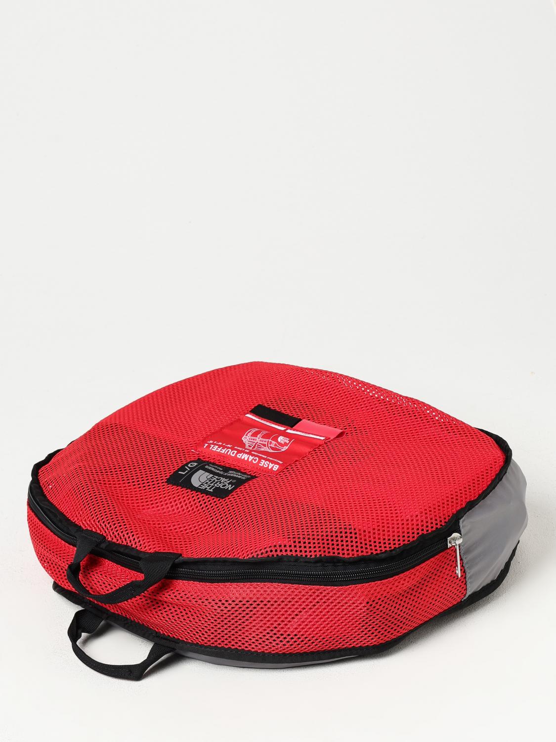 THE NORTH FACE VALIGIA: Borsa Duffel Base Camp The North Face in nylon riciclato , Rosso - Img 5